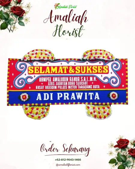 Papan Bunga Ucapan Selamat Bestala